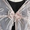 Elegant Pearls Butterfly Applique Sewing on Patches For Dresses Costume Accessories Great For Weddings And Theme Event