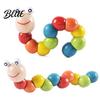 Toddler Caterpillar Toy Kids Wooden Bead Toy Educational Twisting for Fine Motor Skills Number Color Preschool Learning Toddlers Early Development