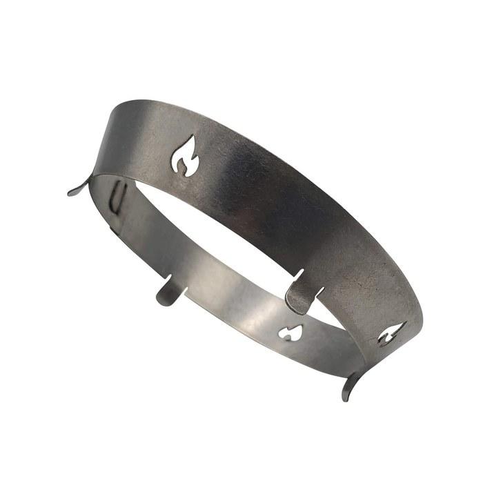 N-project SOTO ST-340 Windscreen Tapered Windscreen for Wider Flame, Secure Burner Fit, TITANIUM GEAR, Made in Japan, Silver