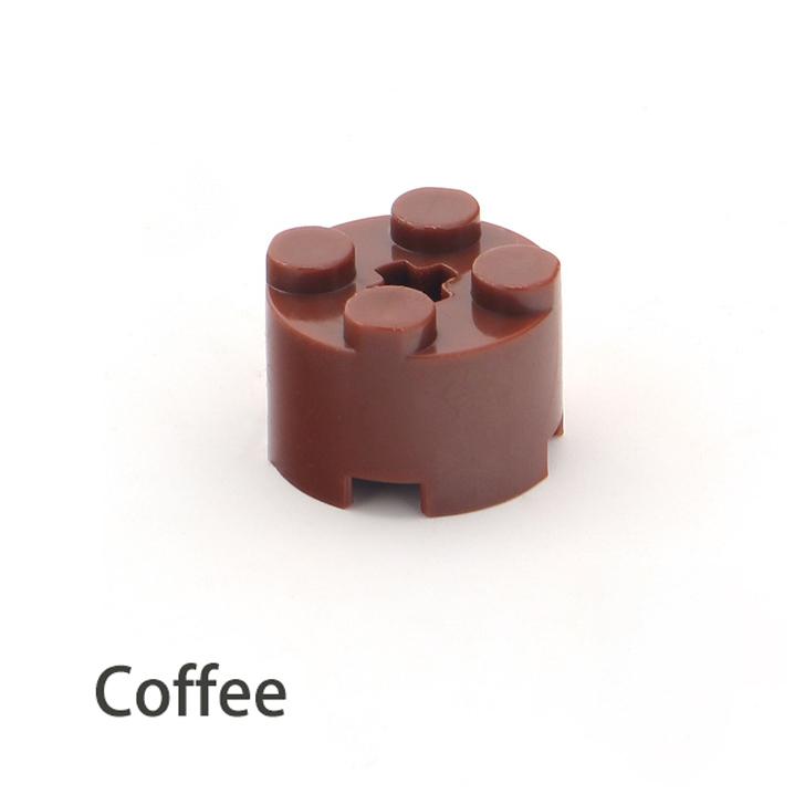 Bricks Toys DIY Educational Creative Compatible Dots 200pcs Building Blocks Thick Figures Cylinder 2x2 With 6143 for Children