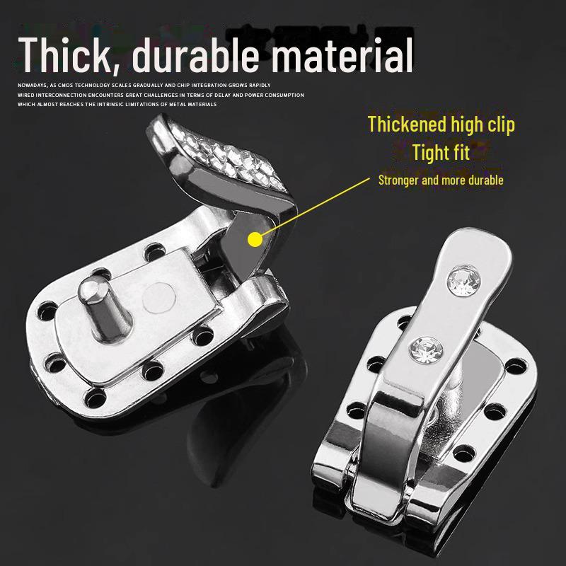 Casaco Exquisito de Moda em Pele de Visão com Fivela Bico de Pato e Botões Decorativos Especiais