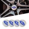 4PCS 56mm Wheel Center Hub Cap Stickers for Subaru Forester Outback XV Impreza WRX BRZ Legacy Levorg STI etc Alloy ZZ2