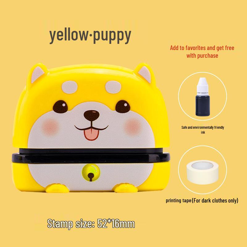 Personalized Name Stamps for Kids - Durable and Washable Name Clothing Stamps for Kindergarten Use