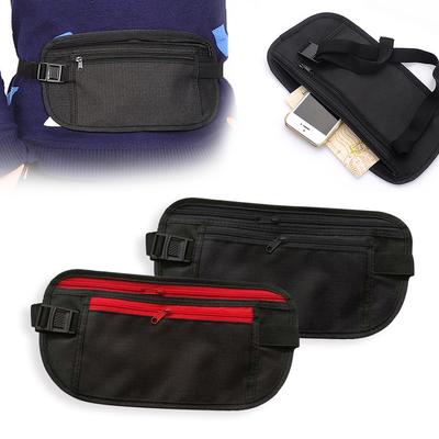 Unsichtbare Reise-Hüfttasche, Sport-Hüfttasche, Diebstahlschutz, Unisex, Reisepass, Geldgürteltasche, versteckte Sicherheitsgeldbörse, Schlüssel-/Telefonaufbewahrung