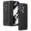 Protective PC Case with Stand and Hinge Protection for Samsung Galaxy Z Fold6 5G - Black
