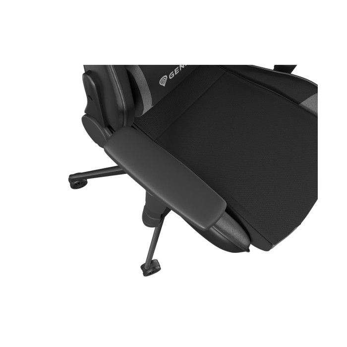 Chaise Gaming - GENESIS - Nitro 440 G2 - Noir-Gris - Réglable en hauteur - Accoudoirs inclus