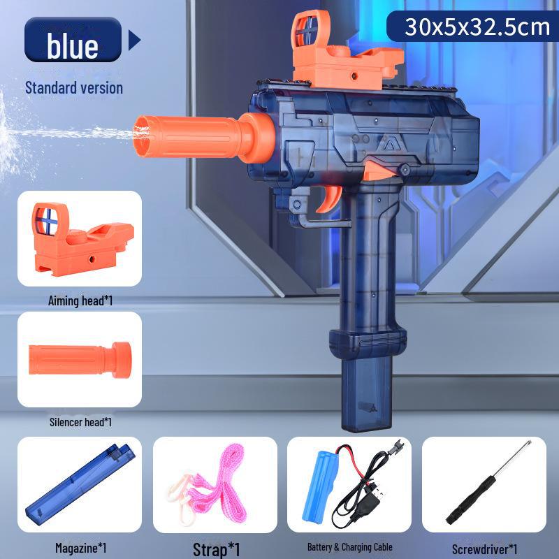 Uzi Electric Burst Water Gun for Kids – Large Capacity Toy for Water Fights