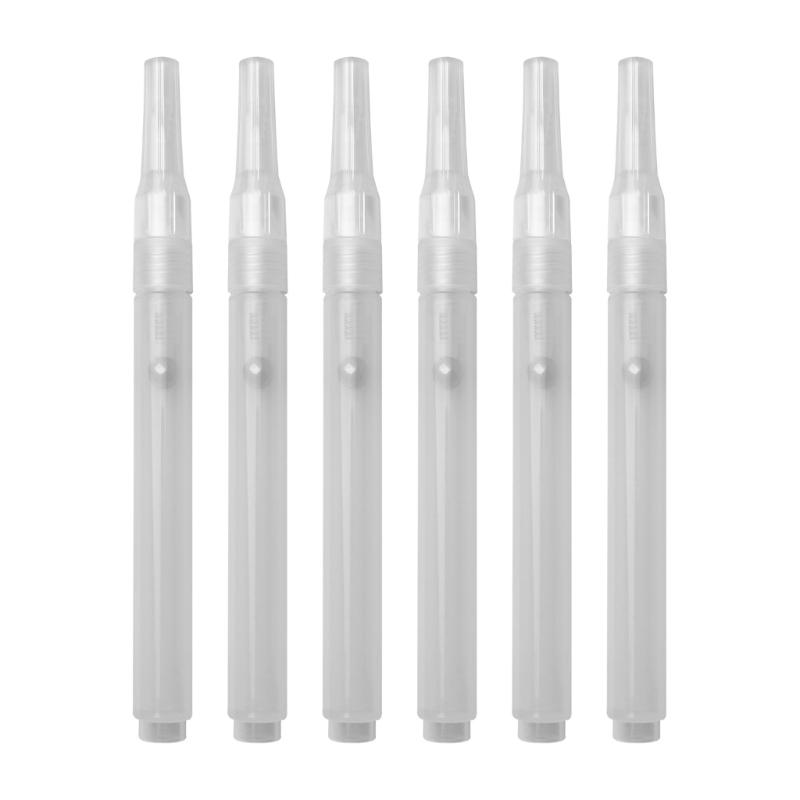 

6Pcs Empty Paint Pens Empty Brush Pen Acrylics Empty Marker Refillable Empty Paint Marker for Painting on Wood Fabric 1