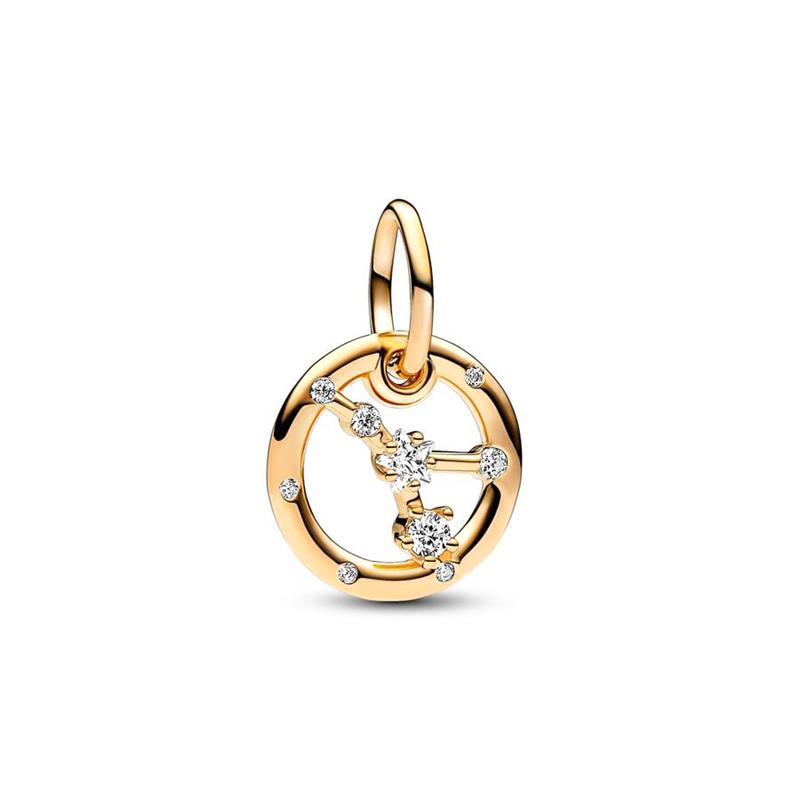 Twelve Constellation Pendants Fits Genuine European Copper JewelryandDiy Crafting Special Beautiful Bracelets Jewellery Gifts