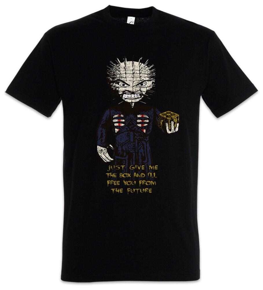 

Give Me The Box Mens T-Shirt Cenobite Hellraiser Horror Halloween Gore Pin 3XL