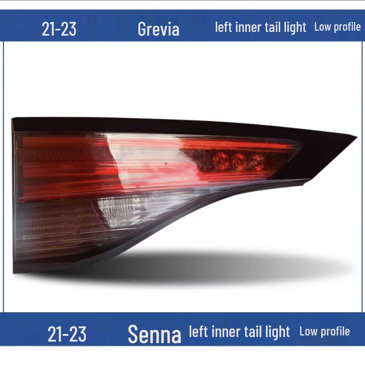 Compatible with Toyota Sienna & Grand Highlander 2021-2024 LED Rear Brake & Reverse Tail Light Assembly [Standard Material]