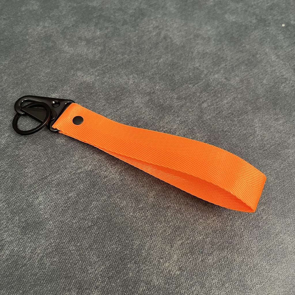 Wrist Cord Key Chain Motor Racing Webbing Wristlet Wrist Lanyard Keychain Paracord Cord Rope Camping Woven Hand Strap