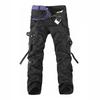 Cargo Pants Men Casual Work Daily Men Loose Pants Multi Pockets Solid Mens Pants