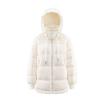 Ailaiyi Unisex Faux Lamb Wool Short Hooded Down Jacket