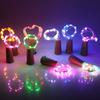 1M Wine Bottle String Lights For Party Copper LED Garland Fairy Cork Night Light Corker Battery Operated Glass Decoration