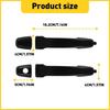 Outer Exterior Outside Door Handle Primed Black Fornt Left & Right 2x For Toyota
