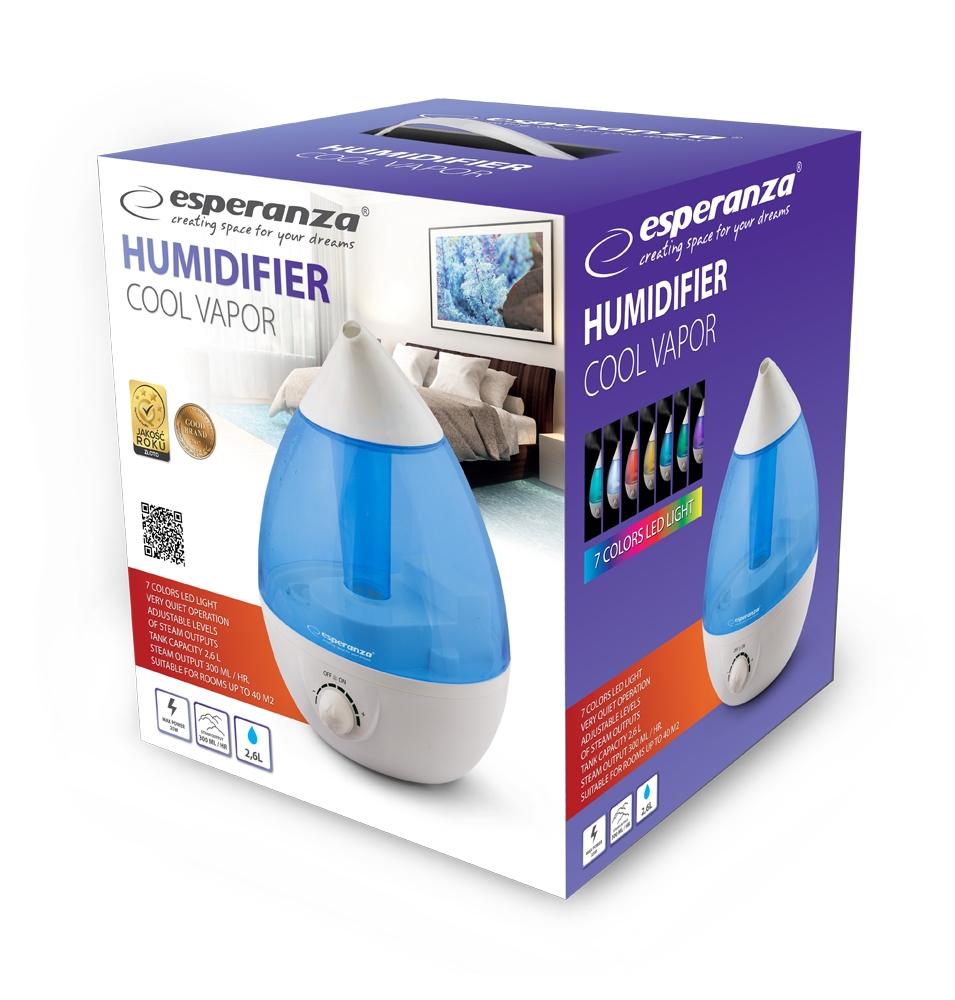 EHA005 AIR HUMIDIFIER Silent 2.6L Up To 40m2 25w