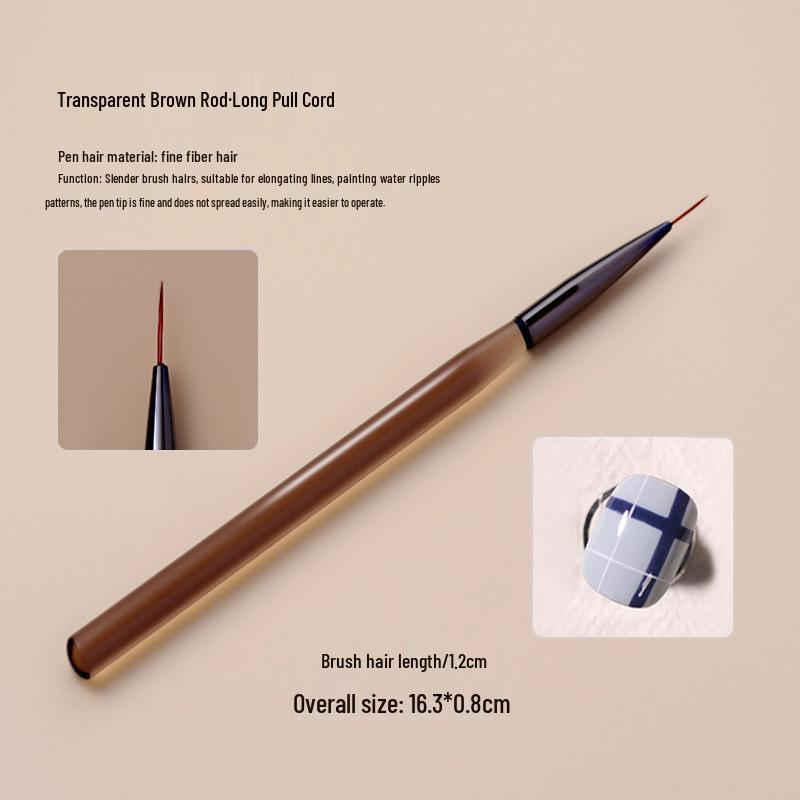 Japanisches professionelles Nailart-Pinselset - Farbverlauf, Verwischen & French Light Therapy Stifte zum Malen und Zeichnen.