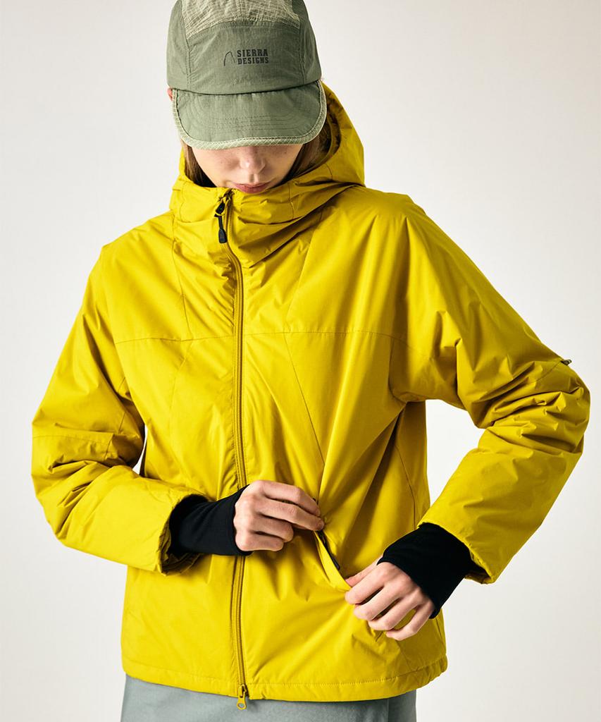 SIERRA DESIGNS W) Grandmothership Lightweight Insulation Hooded Jacket Dark Yellow