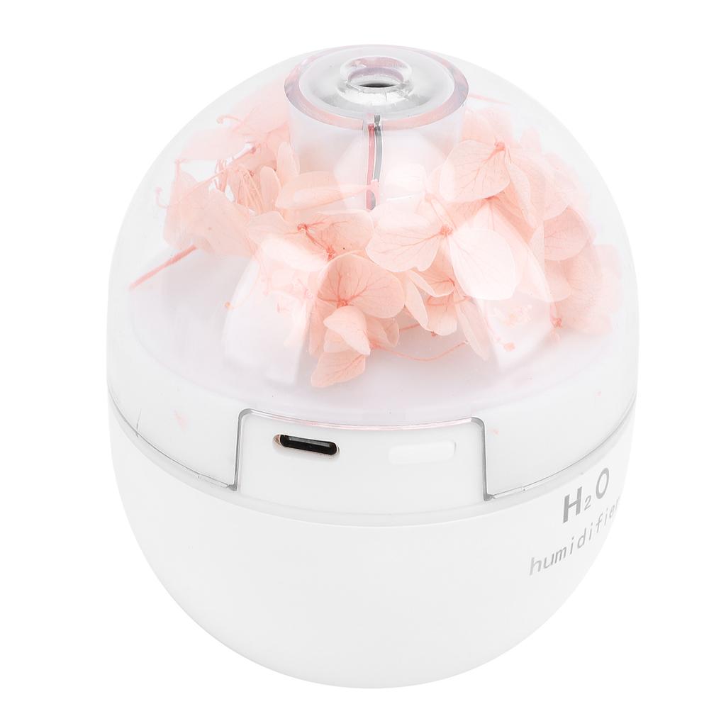 Konservierte Blume USB Luftbefeuchter mit 2 Nebelmodi 120 ml Wassertank Ätherischer Öldiffusor Nacht