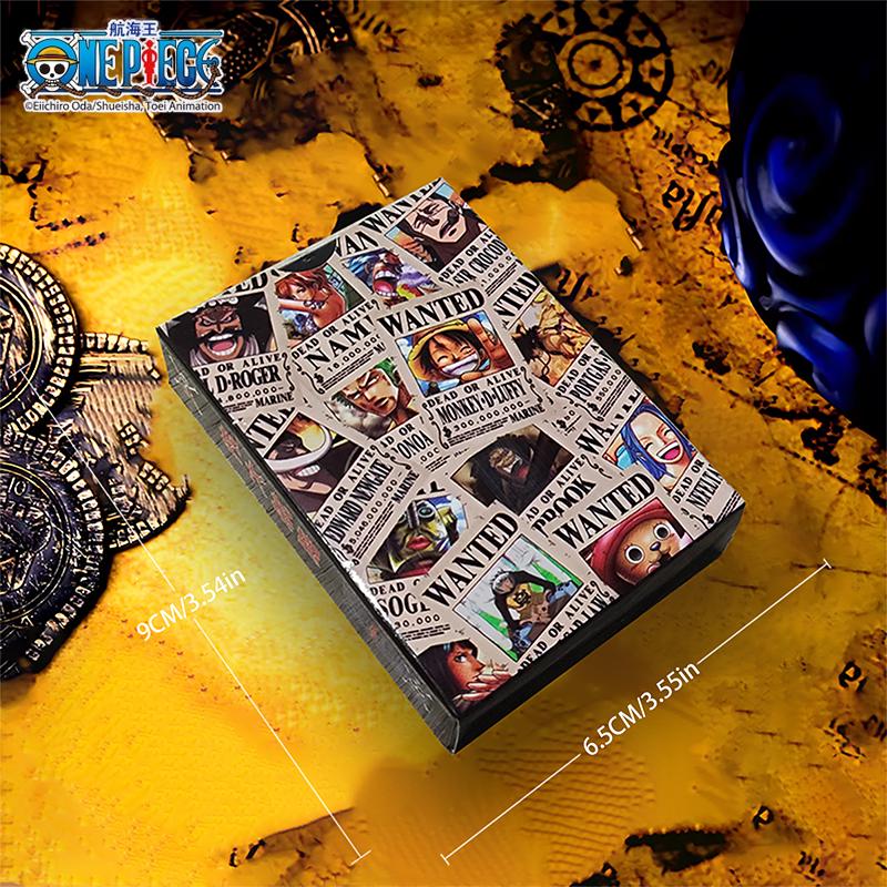 1pc Official One Piece Wanted Poster Playing Cards | Anime Poker for Parties & Collectors | Stress-Relief Game & Perfect Gift.