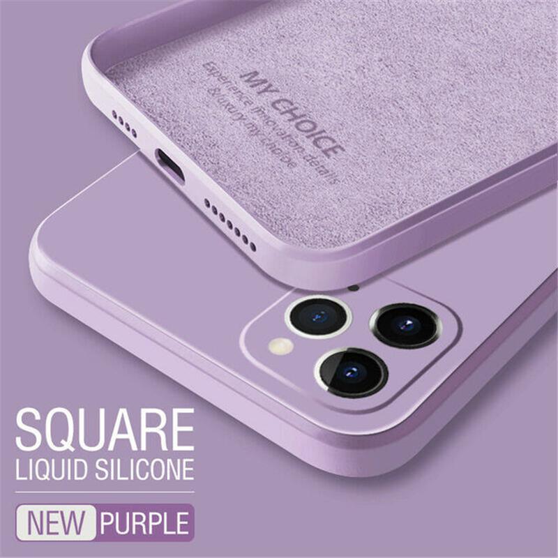 Skin Feel Liquid Silicone Case For Xiaomi Redmi Note 12 11 10 Pro 11S 10S A1 10C 10A 9T Poco X4 X3 NFC M4 M3 Pro 4G 5G Shockproof Square Soft Cover