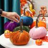 Cute Handmade Exquisite Soft Stuffed Pumpki Pumpkins Decor Plush Throw Pillows Velvet Pillow