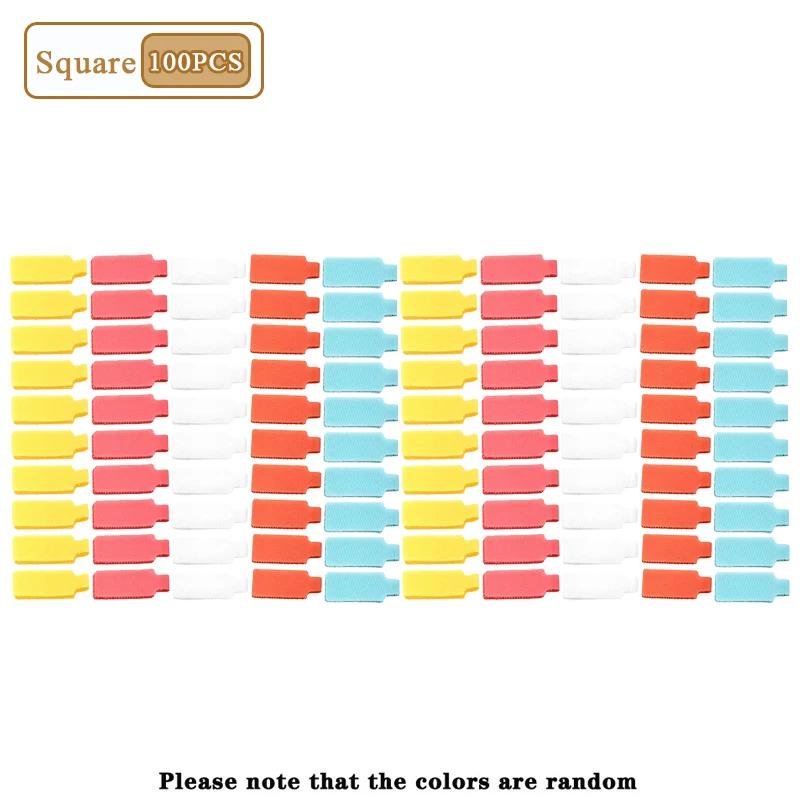 5-100PCS Cable Label Writable Colored Cable Identification Sticker Self-adhesive Writable Wire Classification Strap