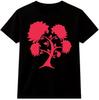 Tree Of Life Floral T Shirt Boho Botanical Nature Graphic Tee Flower Silhouette
