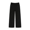 Onoff Women S Semi Wide Corduroy Fleece pantS Of5013lb Black