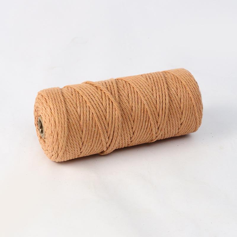4mm 300m Colored Hand-Woven Cotton Rope for DIY Tapestry and Ornaments