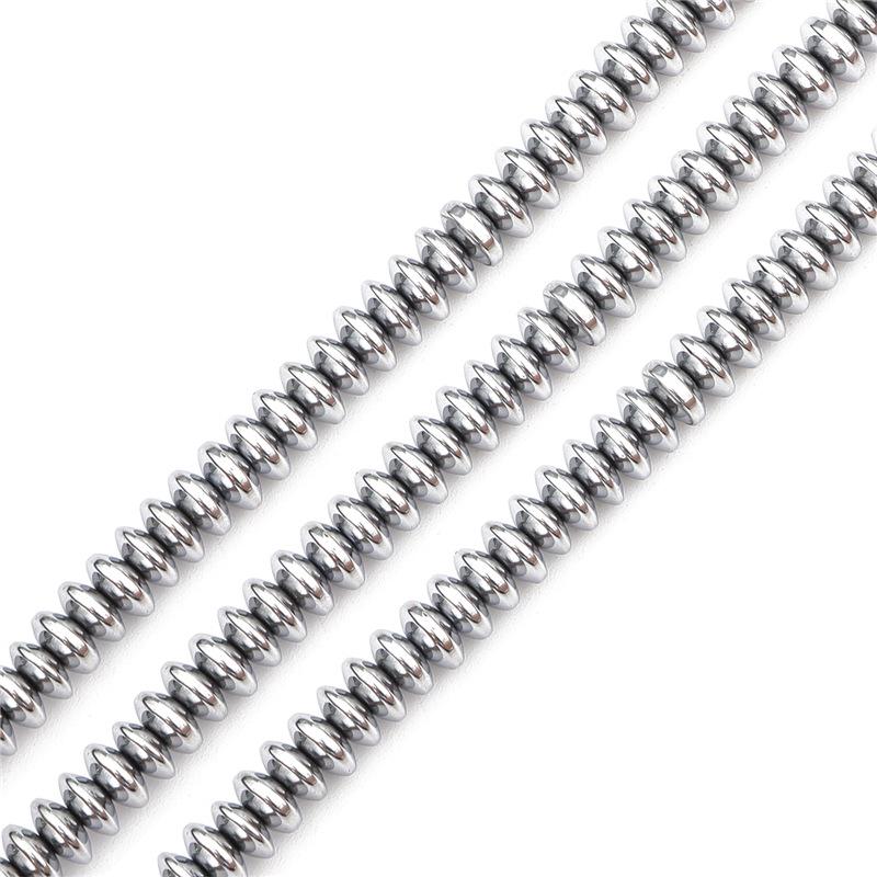 

Бусины из черной желчи с нано-покрытием ручной работы: Круглые гальванизированные DIY ювелирные аксессуары 6mm, thickness 2.5mm, hole 1mm, 159 pcs/bag