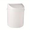 Mini Desktop Trash Can with Lid Household Living Room Plastic Small Trash Can