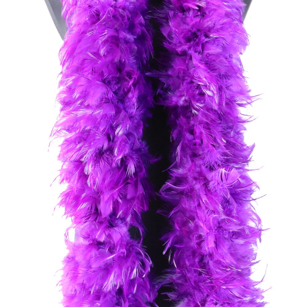 DIY 2 Meter Dickes Hahnenfedern Boa Basteln Natürliche Hühnerfeder Schal Herstellung Karneval Party Kleidung Bastelzubehör