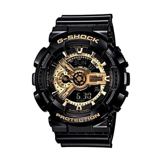 [Casio] CASIO G-Shock G-Shock Overseas Model Waterproof Black Gold Black x Gold GA-110GB-1A Watch [Parallel Import]