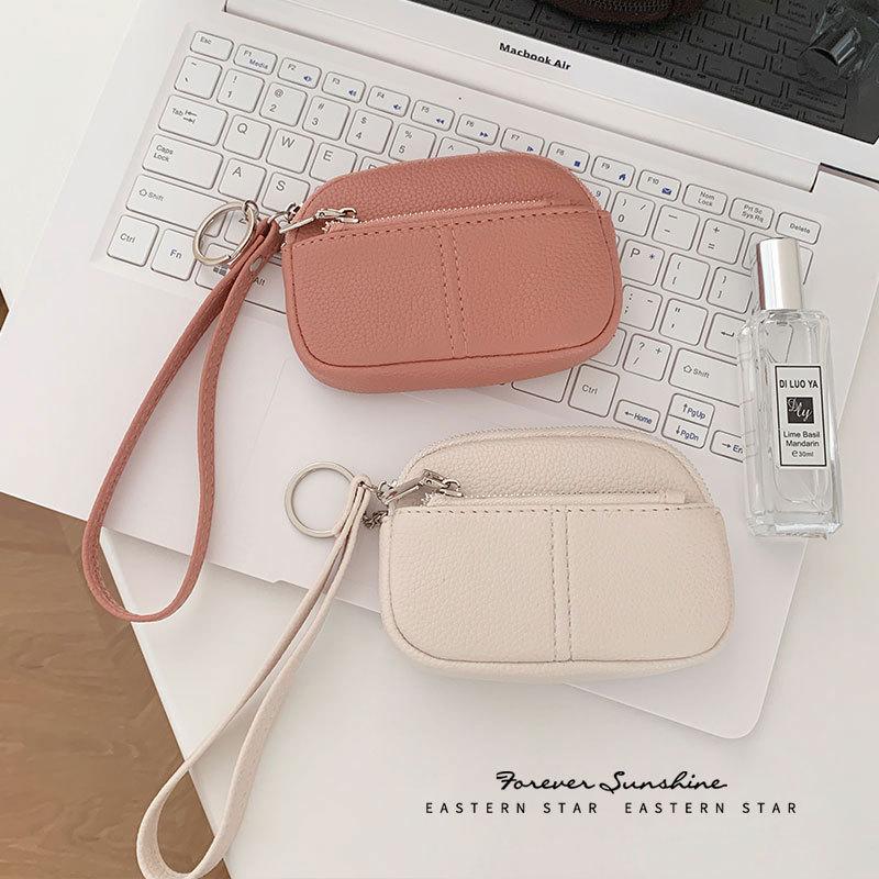 Sac à Changement Féminin Haut de Gamme Mini Petit Portefeuille Sac à Suspendre pour Clés Portefeuille Étudiant Féminin Mignon