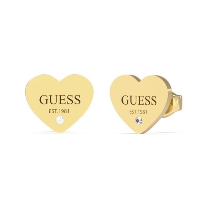 Boucles d'oreilles - GUESS - JUBE02177JWYGT-U - Acier inoxydable - Or - Femme