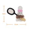 Apricot Lamb Happy Badminton Plüschtier für Kinder, Weich und Niedlich, Flauschiges Happy Badminton Spielzeug für Mädchen und Jungen, 11cm