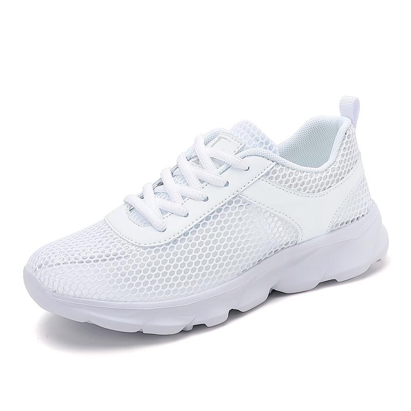 Modă Pantofi de mers pentru femei respirabili noi Pantofi sport ușori antiderapanți pentru femei Pantofi sport de exterior moi pentru femei Adidași de modă cu șireturi Tenis