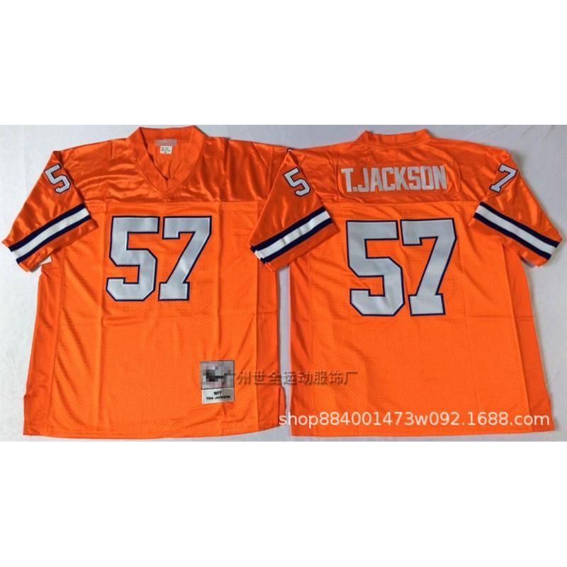 Mens Retro Embroidered Denver Broncos Football Jersey Size M-XXXL Cotton Blend Sports Fan Apparel Rugby Casual Wear