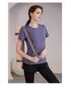Quick-Dry Breathable Yoga Running Shirt - Short-Sleeved, Round Neck, Fitness Training Top