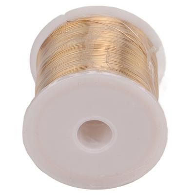Light Gold DIY Handcraft Wire Round Jewelry Knitting Wire Jewelry Copper Wire Weaving Projects