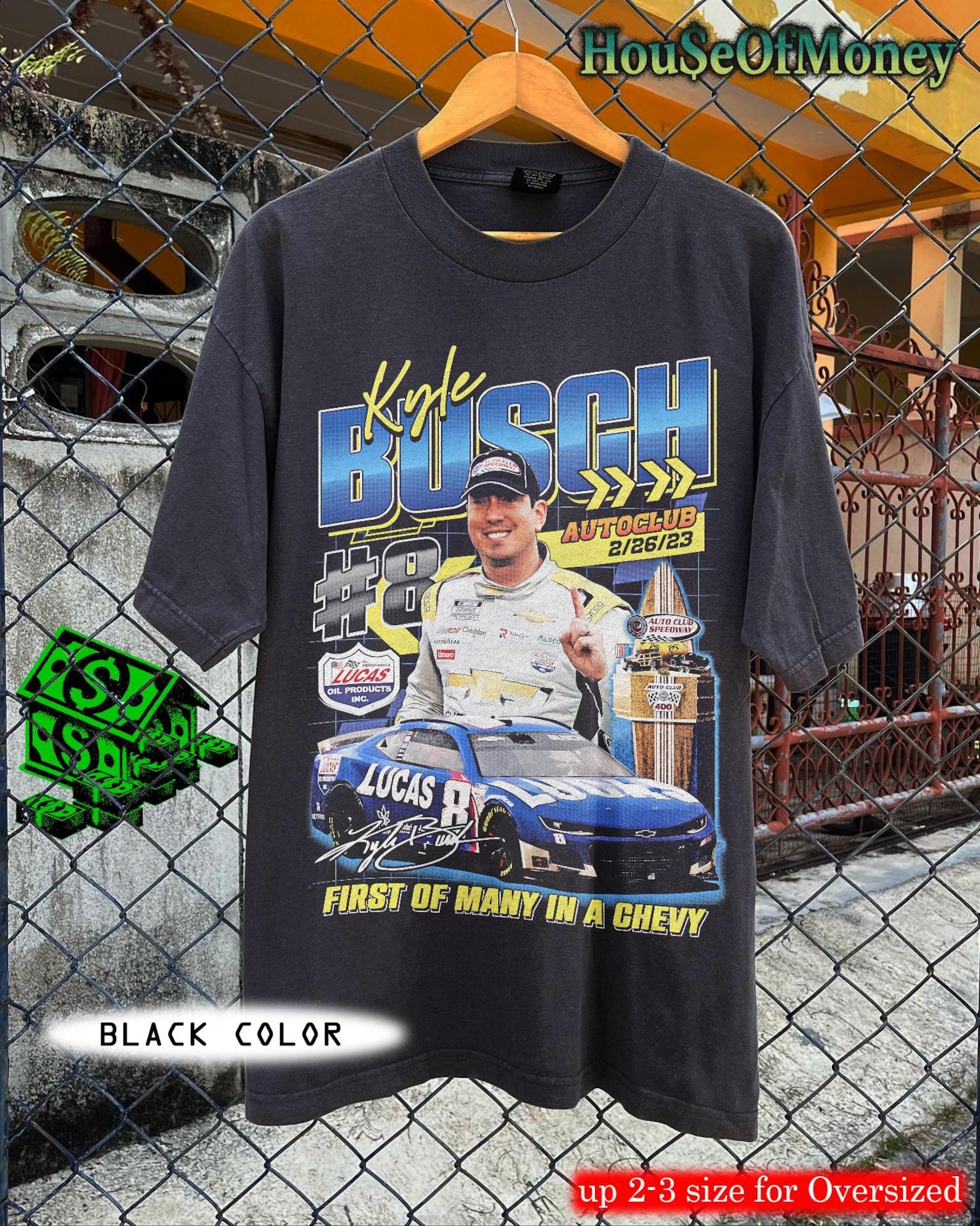 Kyle Busch NASCAR T-Shirt: Racing Fan Gift Tee 4XL