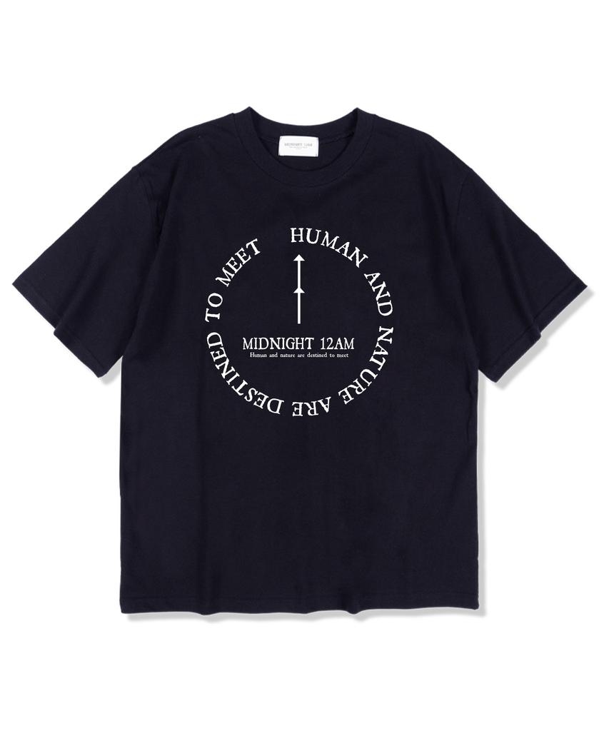 MIDNIGHT12AM 12Am Time Short Sleeve T-Shirt Navy
