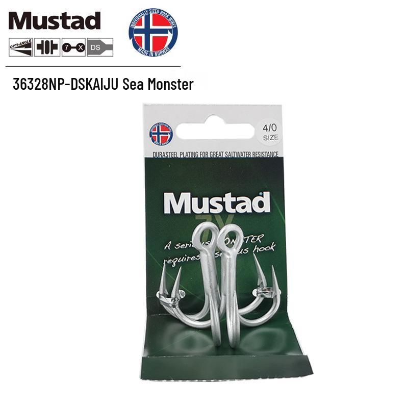 Тройной крючок-джиг Mustad KAIJU 36328NP-DS 4/0