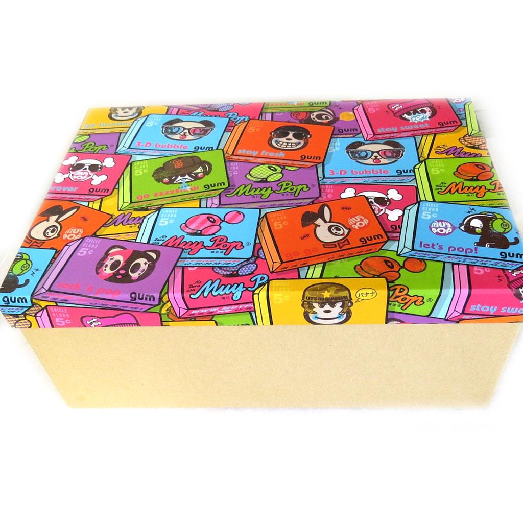 Muy Pop [L8832] - Set of 4 Multi-colored 'Muy Pop' Storage Boxes