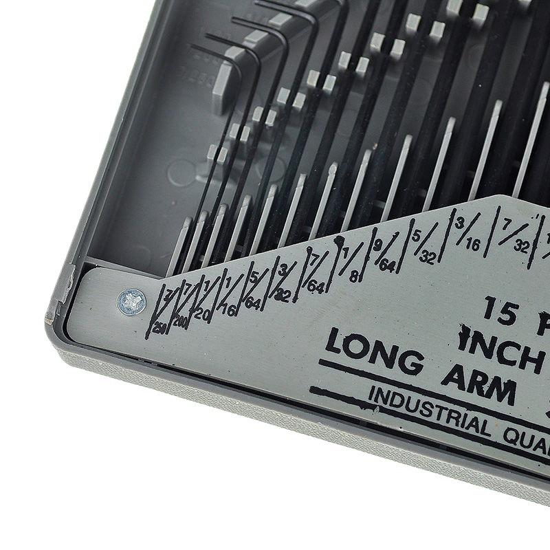 Multifunkční univerzální sada klíčů Hex & Torx s prodlouženým imperiálním plochým šroubovákem