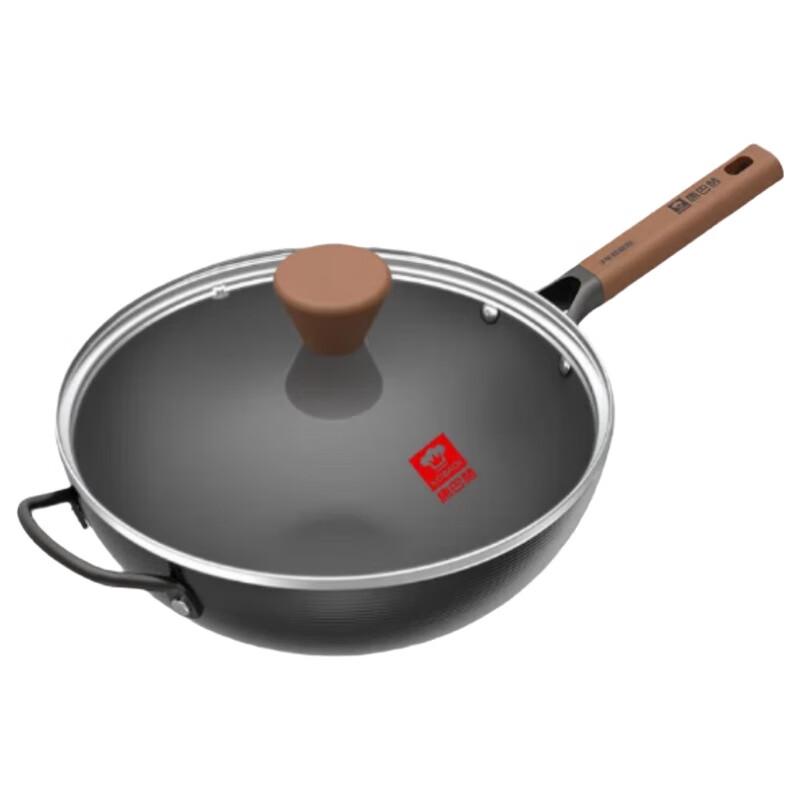 KOBACH KGQ-T34YT Nitrogen-Treated Refined Iron Wok