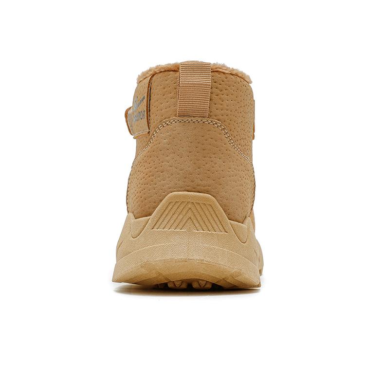 Warrior Stylish Simple Daily Versatile Warm Thickened Outdoor Martin Boots Height Increasing Non-Slip Wear-Resistant Childrens Cotton Shoes WZ-C076L