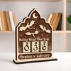 New Wooden Books Read Tracker Book Lovers Books Read This Year Reading Counter Gift Reading Challenge Tracker Home Library Decor